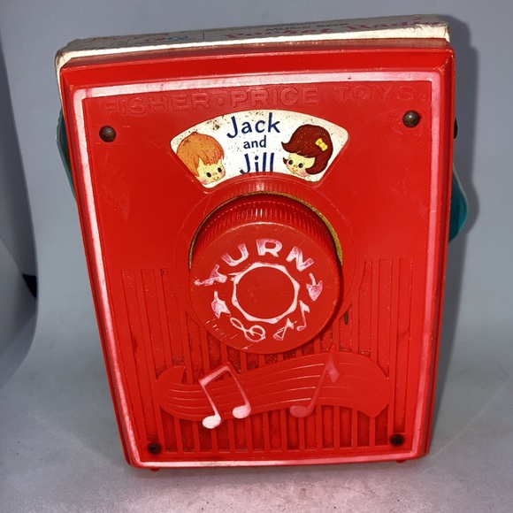 Vintage 1973 Fisher Price Music Box Pocket Radio 772 Jack and Jill Song Works - Picture 3 of 7